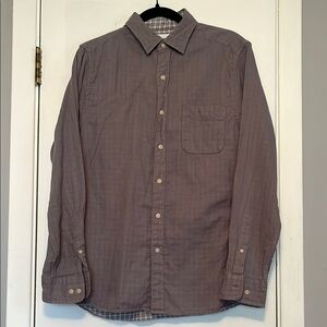 Sonoma Men's Casual Gray Button Down Shirt
